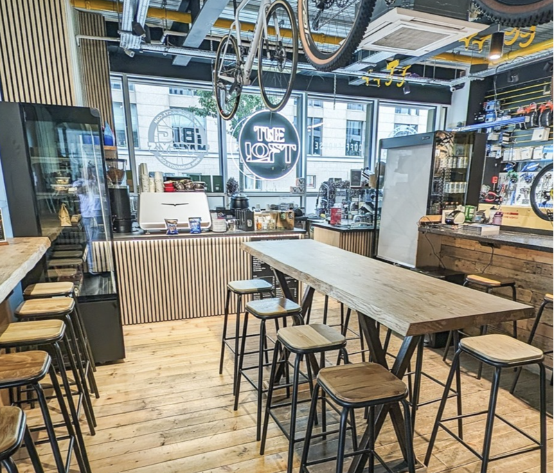 Enjoy a lovingly prepared coffee at The Loft @ IFC