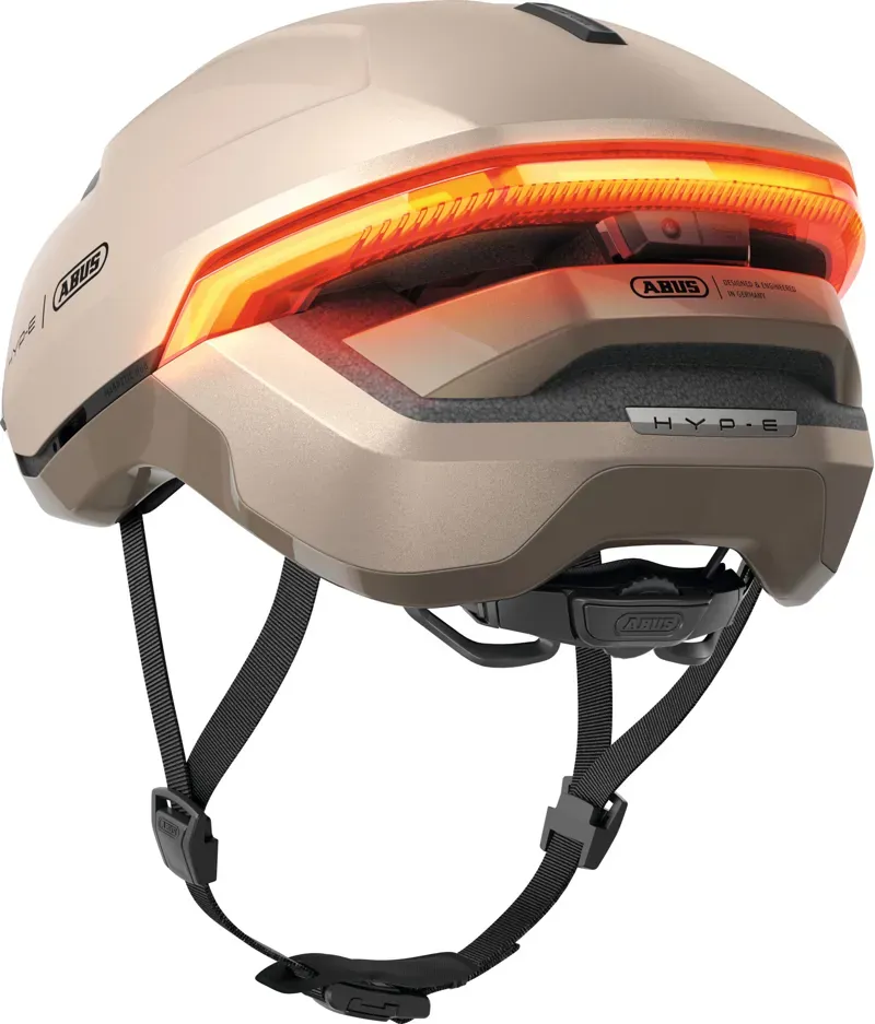 Abus HYP-E Urban Commuting Helmet in Champagne Gold-2