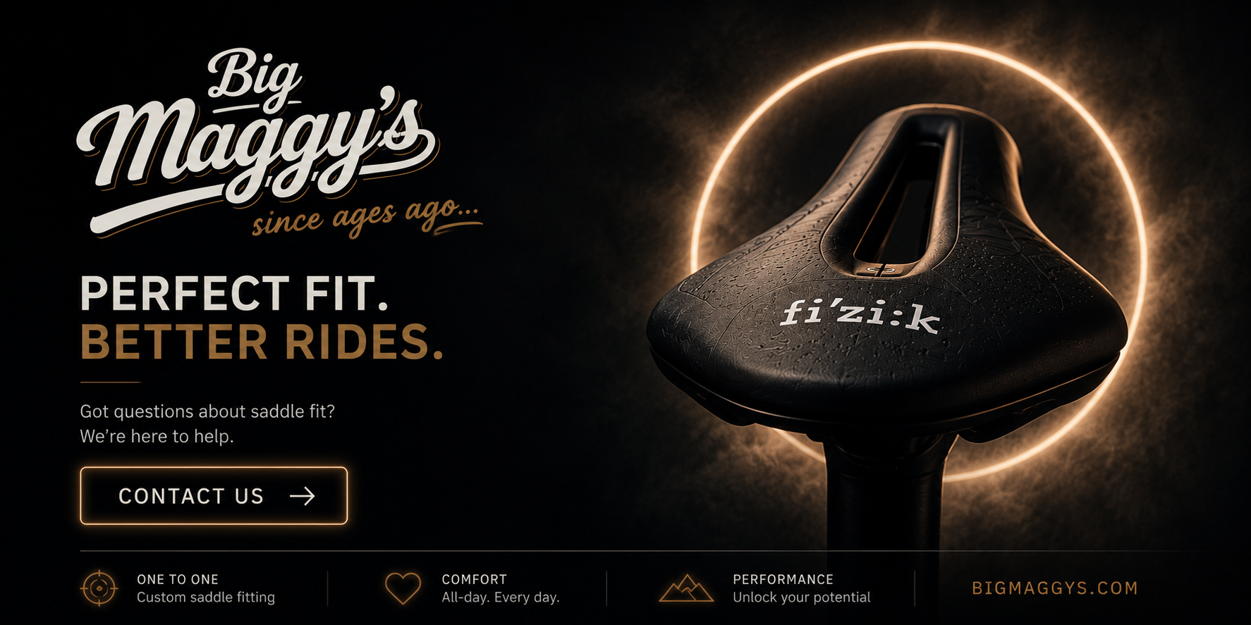 Book your custom saddle session now