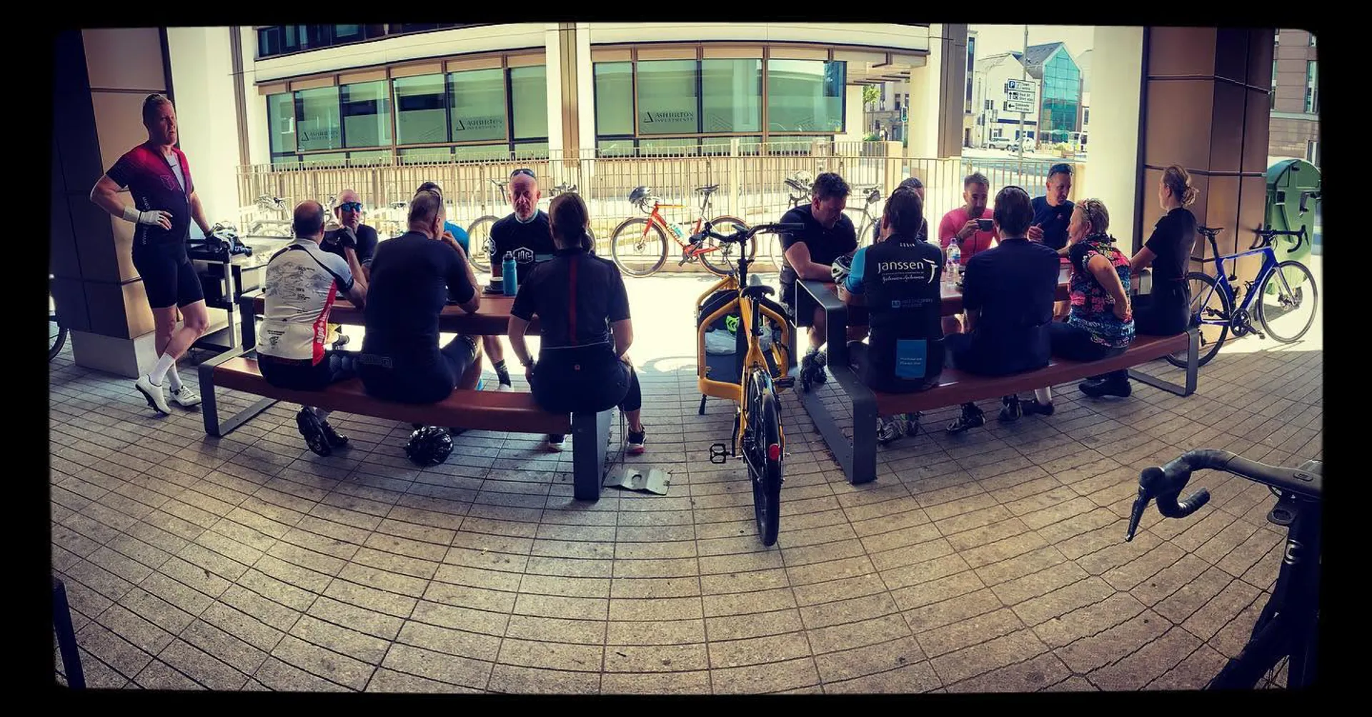 A moment from a Big Maggy’s group ride