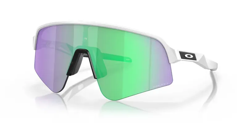 Oakley Sutro Lite Sweep Prizm Road Jade Lens Sunglasses in White