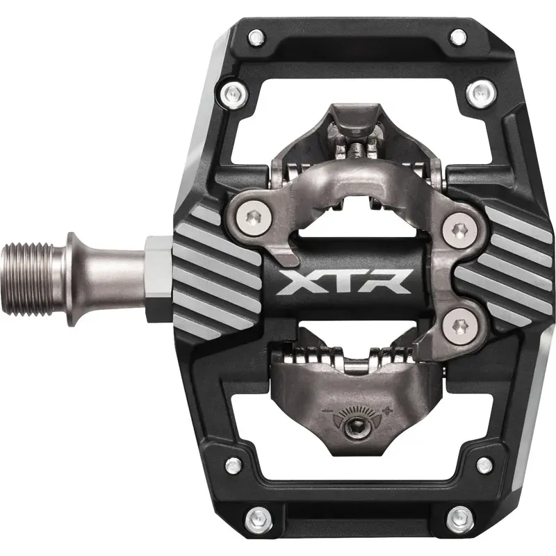 PEDAL XTR M9220 Trail SPD Grey/ Black 9/16 inches-1