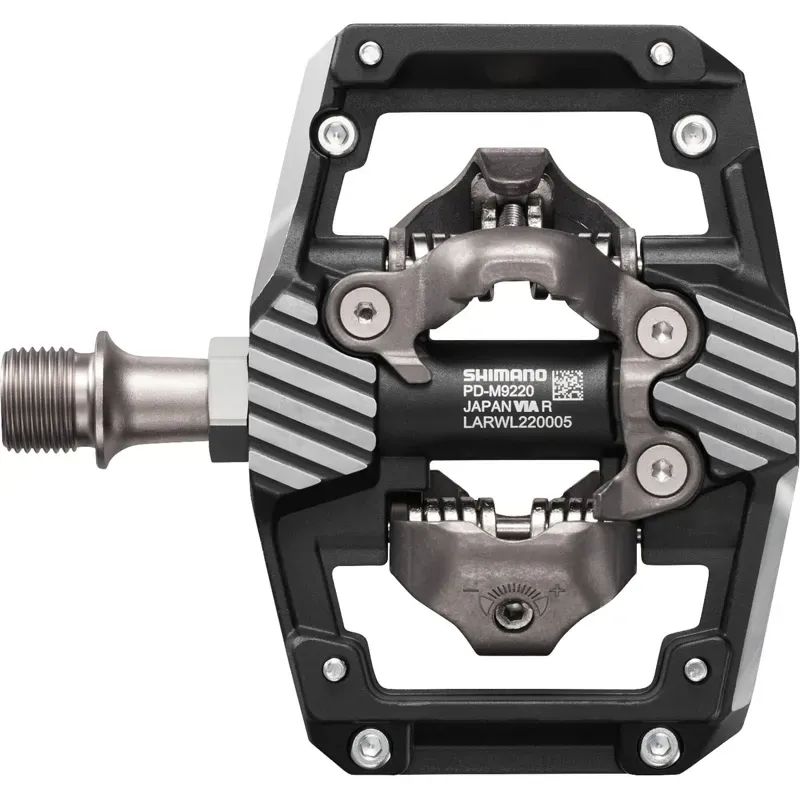 PEDAL XTR M9220 Trail SPD Grey/ Black 9/16 inches-2