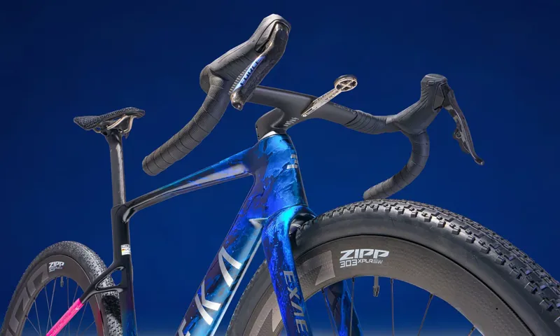 ExAero GR RDC Frameset 56cm inc Gladius Handlebar Mariana Blue-2