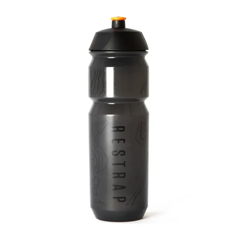 Restrap Contour Design 750ml Water Bottle in Smoke/Orange