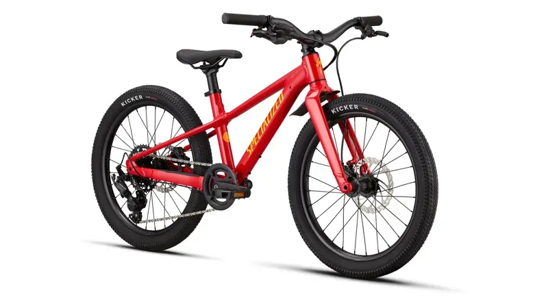 Specialized Riprock 20 Kids Bike in Gloss Red California Sun-1