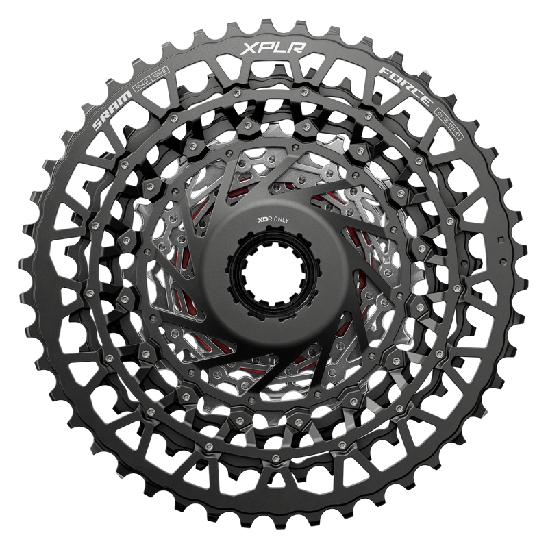 SRAM XPLR E1 13-seed 10-46-tooth Cassette in Black